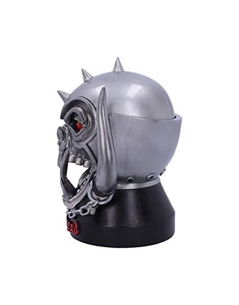 Nemesis Now B5113R0 Officially Licensed Motorhead Ace of Spades Warpig Snaggletooth Box, Polyresin, Silver, 16cm