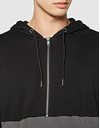 Urban Classics Men's Kapuzen-Pullover Relaxed Half Zip Hoodie Sweatshirt Hooded