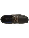 Clarks Noonan Lace, mens Boat Shoes, Dark brown leather, 10 UK (44.5 EU)