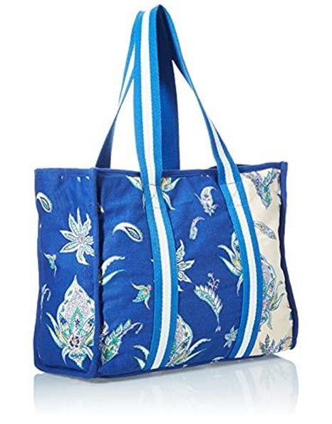 Desigual Women's Fabric Shopping Bag, Blue, U
