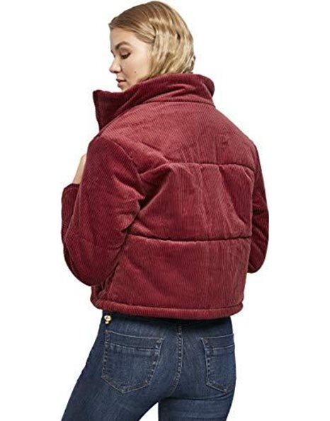 Urban Classics Women's Ladies Corduroy Puffer Jacket