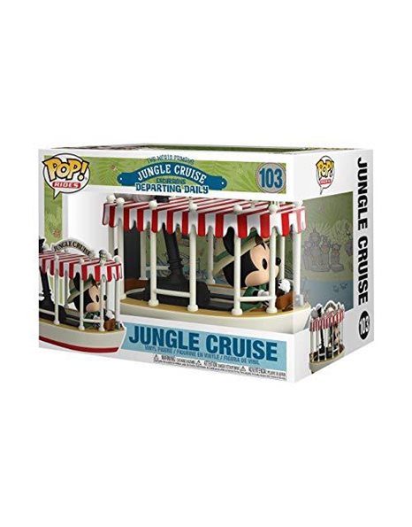 Funko POP! Rides: Jungle Cruise Boat Cruise - Skipper Mickey With Boat - Collectable Vinyl Figure - Gift Idea - Official Merchandise - Toys for Kids & Adults - Movies Fans