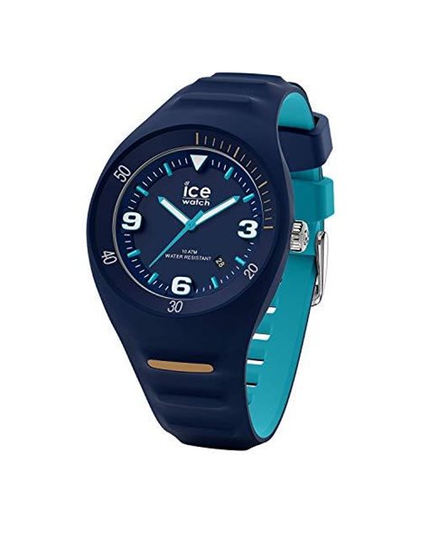 Ice-Watch - P. Leclercq Blue turquoise - Men's Wristwatch with Silicon Strap - 018945 (Medium)