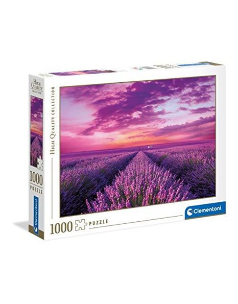 Clementoni Collection 39606, Lavander Field Puzzle for Adults and Children, 1000 Pieces, Ages 10 Years Plus