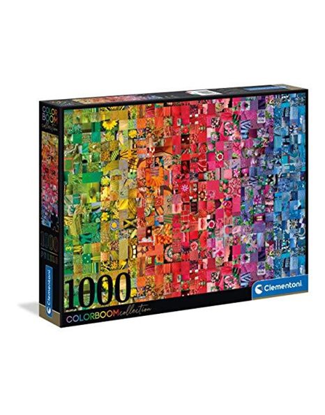 Clementoni 39595, Colour Boom Collage Puzzle for Children and Adults - 1000 Pieces , Ages 10 years Plus