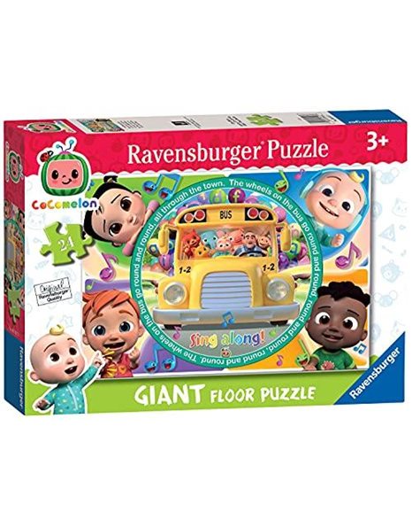 Ravensburger Cocomelon 24 Piece Giant Floor Jigsaw Puzzlesfor Kids Age 3 Years Up - Educational Toys for Toddlers