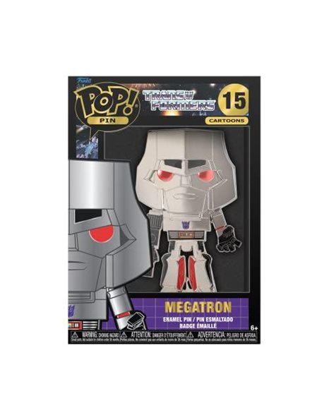 Funko Loungefly Large POP! Enamel Pin - Megatron - TRANSFORMERS: MEGATRON - Transformers Enamel Pins - Cute Collectable Novelty Brooch - for Backpacks & Bags - Gift Idea - Official Merchandise