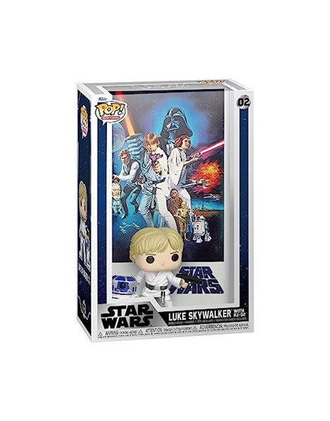 Funko POP! Movie Poster: SW - Luke Skywalker - A New Hope - Star Wars - Collectable Vinyl Figure - Gift Idea - Official Merchandise - Toys for Kids & Adults - Movies Fans