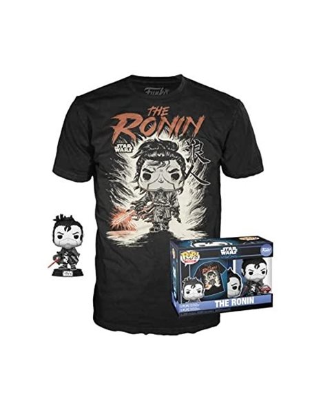 Funko Pop! & Tee: Star Wars - Kyoto - Large - (L) - T-Shirt - Clothes With Collectable Vinyl Figure - Gift Idea - Toys and Short Sleeve Top for Adults Unisex Men and Women - Official Merchandise