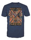 Funko Boxed Tees: Black Pander - Wakanda Forever - Group - (S) - Black Panther - Wakanda Forever - T-Shirt - Clothes - Gift Idea - Short Sleeve Top for Adults Unisex Men and Women - Movies Fans