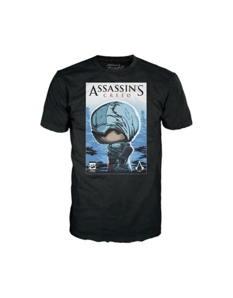 Funko Boxed Tee: Assassins Assasins Creed - Extra Large - (XL) - T-Shirt - Clothes - Gift Idea - Short Sleeve Top for Adults Unisex Men and Women - Official Merchandise - Games Fans Multicolour