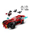 LEGO 76244 Building Set, Marvel Miles Morales vs. Morbius, Spider-Man Building Toy for Boys and Girls with Race Car and Minifigures, Adventures in the Spiderverse Set, Multicolor