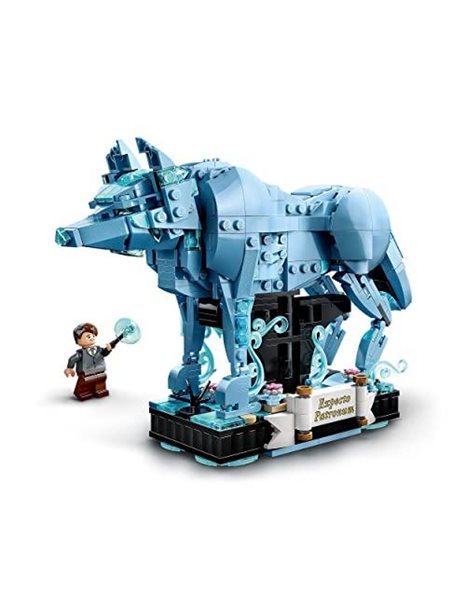 LEGO 76414 Harry Potter Expecto Patronum 2-in-1 Set, Build Stag and Wolf Animal Figures, Build-Rebuild-and-Display Model, Magical Gifts for Teenage Girls, Boys, Women, Men