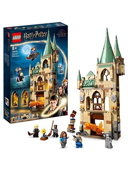 LEGO 76413 Harry Potter Hogwarts: Room of Requirement, Castle Toy for Kids, Boys and Girls with Transforming Fire Serpent Figure, Deathly Hallows Modular Building Set