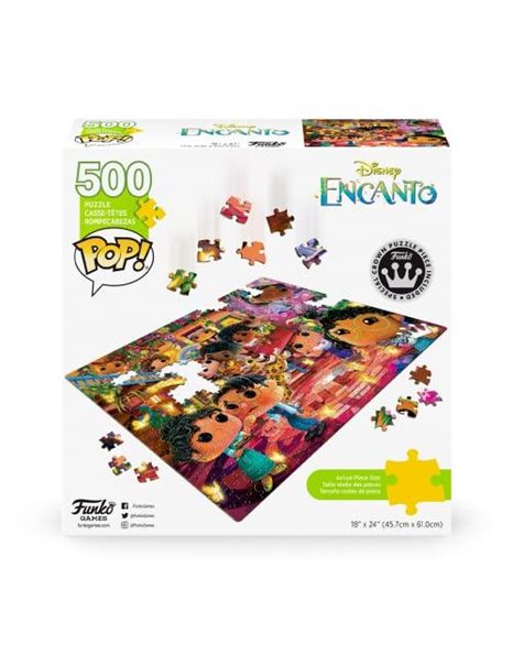 Funko POP! Puzzle - Disney Encanto - Funko - Jigsaw - 500 pieces - 45.7cm x 61cm - English/French/Spanish language