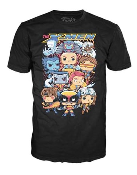 Funko Boxed Tee: X-Men - Group - Extra Large - (XL) - Marvel - T-Shirt - Clothes - Gift Idea - Short Sleeve Top for Adults Unisex Men and Women - Official Merchandise Fans