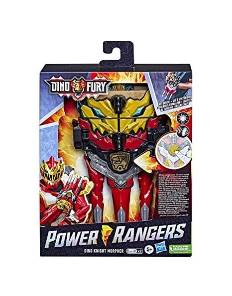 Power Rangers F3950 36 EU Morpher Electronic Toy with Lights and Sounds Includes Dino Knight Key Inspired by TV Show, Multicolor, 15 Centimeters