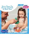 TOMY Toomies Peppa Pig Georges Dinosaur Bath Float, Baby Bath Toys, Kids Bath Toys for Water Play, Fun Bath Accessories for Babies & Toddlers, Suitable for 18 Months, 2, 3 & 4 Year Olds