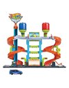 Hot WheelsCity Mega Car Wash, 1 Color ShiftersCar, Hot & Ice Cold Water Tanks for Mess-Free Color-Changes, Connects to Other Sets, Toy for Kids, HDP05