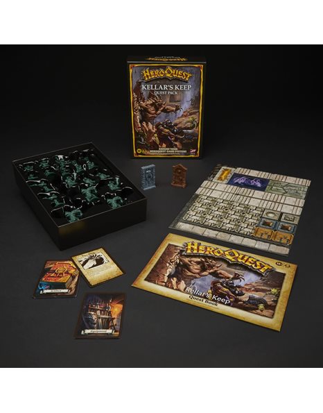 Avalon Hill HeroQuest Kellars Keep Expansion, Ages 14 and Up 2-5 Players, Requires HeroQuest Game System to Play