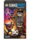 Funko Games Black Mag Funkoverse Extension - (2 Character Pack) - German Version - Board Game - Catwoman And Robin - 3 (7.6 Cm) POP! - Light Strategy Board Game For Children & Adults (Ages 10+)