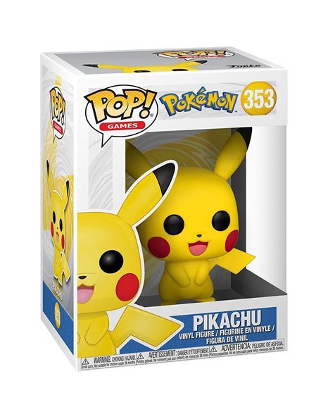 Funko POP! Games: Pokemon - Pikachu - Collectable Vinyl Figure - Gift Idea - Official Merchandise - Toys for Kids & Adults - Video Games Fans - Model Figure for Collectors and Display