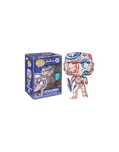 Funko Pop! Art Series: Marvel Avengers - Captain America (Special Edition), One Size