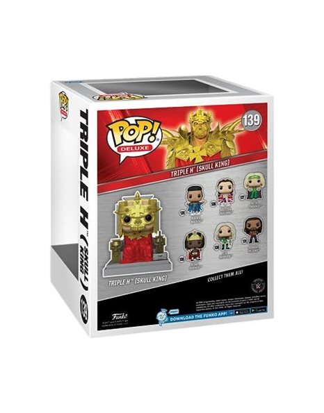 Funko POP! Super: Triple H - (Skull King) - WWE - Collectable Vinyl Figure - Gift Idea - Official Merchandise - Toys for Kids & Adults - Sports Fans - Model Figure for Collectors and Display