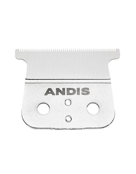 Andis - 04521 Replacement Carbon Steel T-Blade for T-Outliner - Andis Model GTO, GO, SL, & SLS Trimmers - Close & Sharp Cutting, Zero Gapped, Dependable & Long-Life Blade - Silver