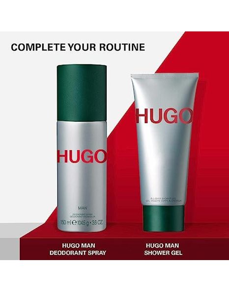 Hugo Boss Eau de Toilette Aftershave for Men, Multi-colored, Minze, Lavendel, Grapefruit, Vetiver, Patschuli, Zeder, Moos, 125 ml