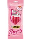 BIC Pure 3 Lady Pink - Pack of 4