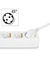 Hama 00030381 power extension - power extensions (White)