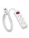 Hama 00030382 power extension - power extensions (White), 1-small