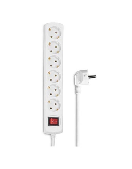Hama 00030384 power extension - power extensions (White)