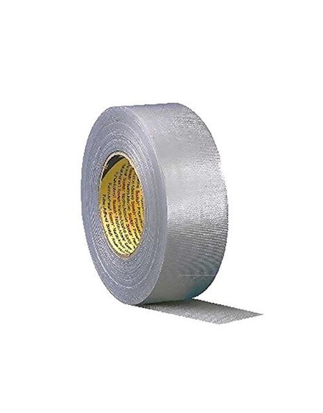 3M 389 Universal High Strength Fabric Tape, 38 mm x 50 m, Silver, Pack of 24
