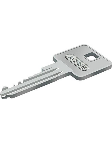 ABUS E30NP 598067 Profile Cylinder with 5 Keys, Silver, 18318