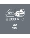 160i VDE Insulated Cut-Through Screwdriver (Pack of 2)
