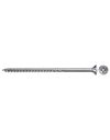 fischer 670500 FPF Power-Fast II 6 x 100 mm Chipboard Wood Screws, Countersunk Head with Phillips, Partially Threaded, Galvanised Blue Passivated, Box of 100