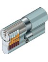 ABUS E30NP 18307 Profile Cylinder Lock 40/55 Including 5 Keys, Polished Nickel