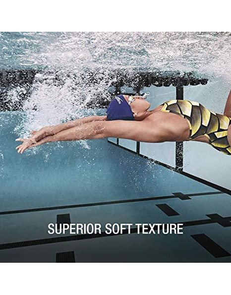 Speedo Unisex Silicone Swim Cap, Dark Teal, One Size UK