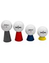 Longridge Jumbo Rubber Winter Golf Tees (4 PK) - Multi-Colored,