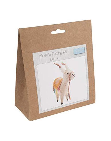 Trimits Needle Felting Kit Llama, Assorted, 12.5cm x 14 cm