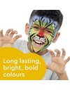 Snazaroo Classic Face and Body Paint for Kids and Adults, Bright Green Colour, Water Based, Easily Washable, Non-Toxic, Makeup, Body Painting for Parties, for Ages 3+