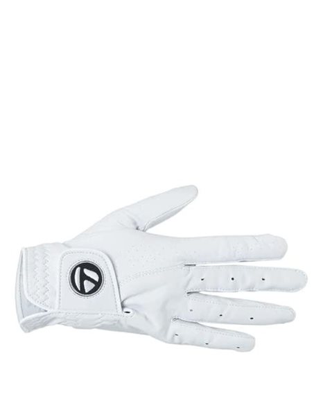 TaylorMade Mens TP Golf Glove, White, Small