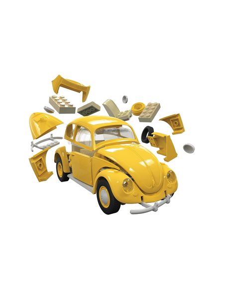Airfix J6023 VW Beetle Volkswagen Model Vehicle Toy, Yellow