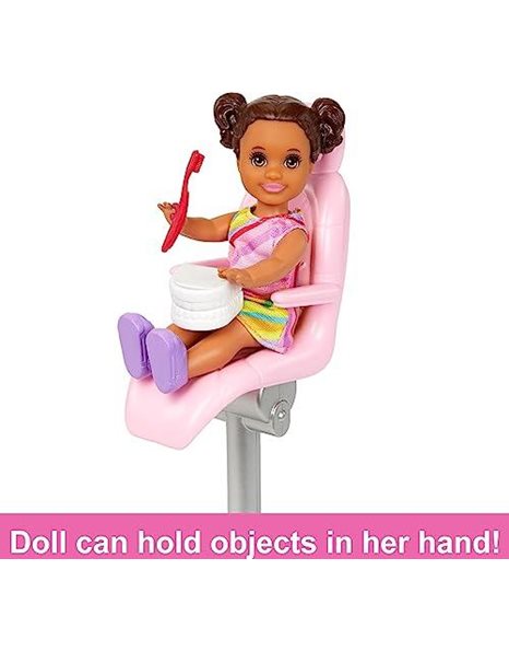 Barbie Careers Dentist Doll and Playset with Accessories, Medical Doctor Set, Barbie Toys, HKT69