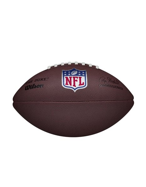 Wilson NFL DUKE REPLICA American Football, Mixed Leather, Official Size, Brown, WTF1825XBBRS