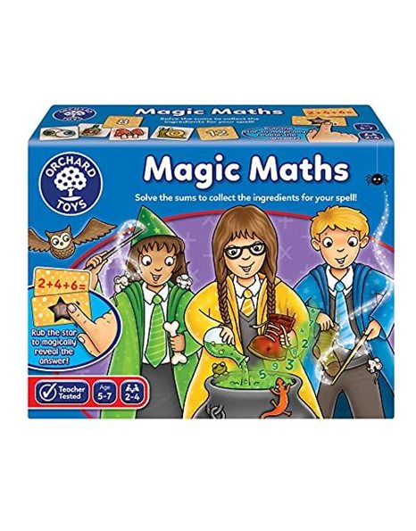 Orchard Toys Magic Maths , Magic Ink Reveals the Answer, Educational Maths Game, Practice Addition and Subtraction, Ages 5-7