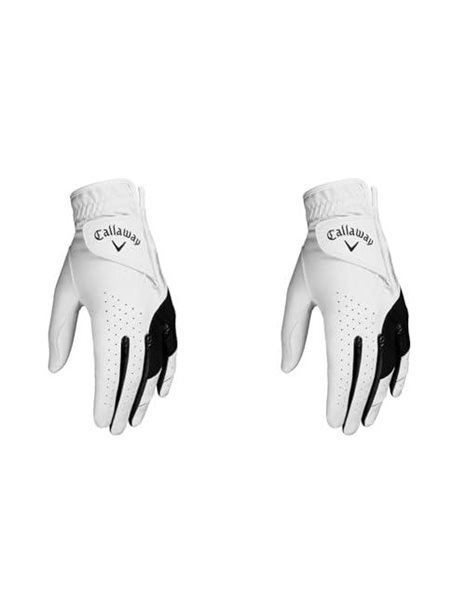 CALLAWAY Boys White 2019 X Junior All Weather Performance Left Hand Golf Glove Medium/Large