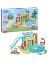Peppa Pig Toys Peppas Waterpark Playset with 15 Pieces Including 2 Figures, Kids Toys